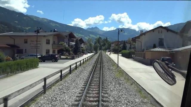 ?? Führerstandsmitfahrt auf der Zillertalbahn von Jenbach nach Mayrhofen  Cabride 4K UHD
