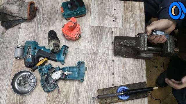 Ремонт шуруповерта Makita 6271d. Замена двигателя.