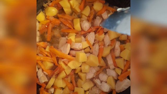 Плов из гречки.