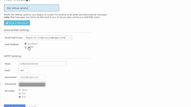 Nagios: Connecting Nagios XI to Your Email Server