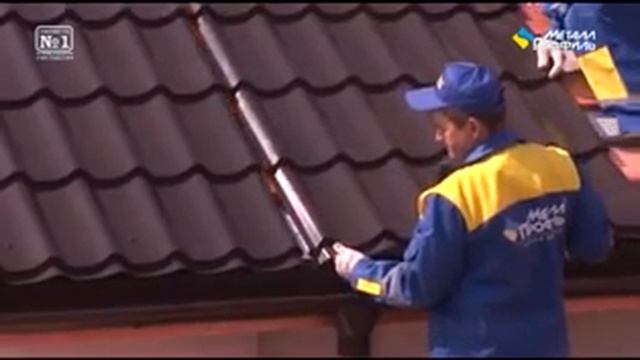 Монтаж металлочерепицы. Видео инструкция