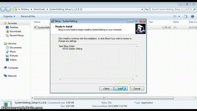 how to change background on an ASUS Eee PC