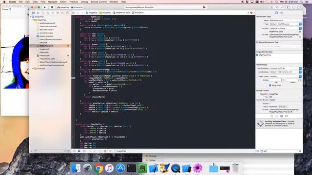 Swift App Dev. 22 - Add pixels comparison (delta) code.