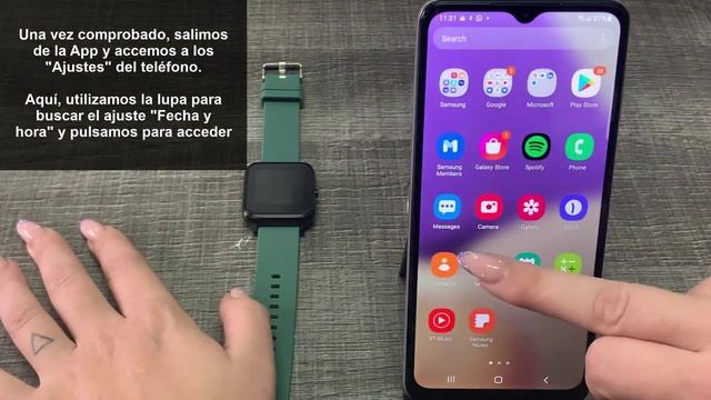 ? How to CHANGE the TIME on Popglory Smartwatch P22✔️ Set up Popglory Smartwatch