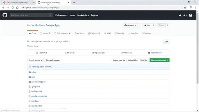 Android Studio - How to link Github and share project repository