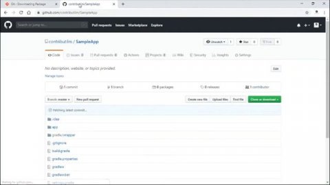 Android Studio - How to link Github and share project repository