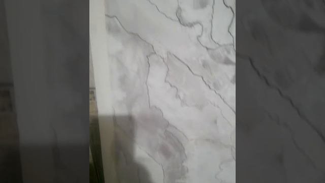 Имитация мрамора из обычной гипсовой шпаклёвки