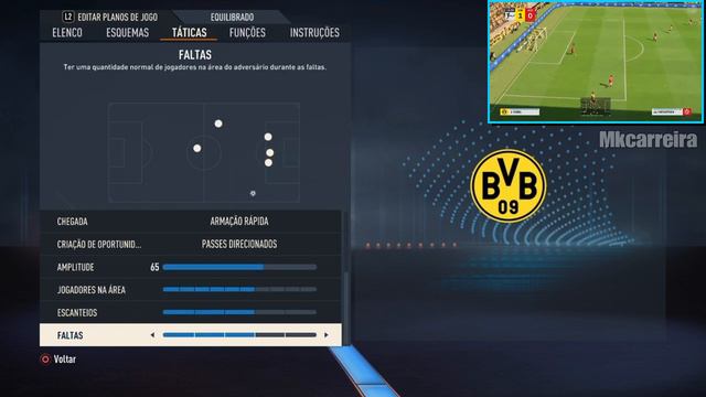 ESQUEMA TÁTICO / BORUSSIA DORTMUND 2023 /FIFA 23 PS4-PS5 -XBOX