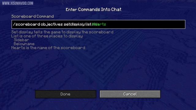 Minecraft: How To Display Hearts & Other Statistics Tutorial