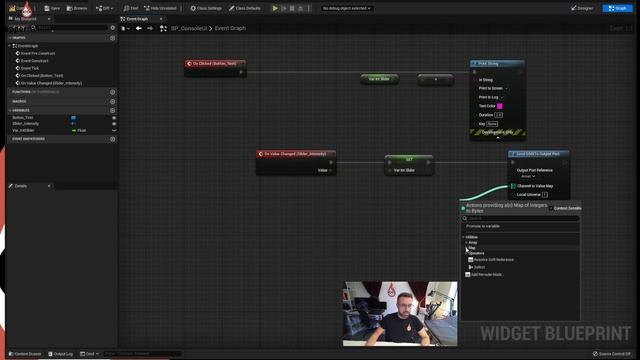 Tutorial 2.3: How to create a DMX lighting console in Unreal Engine 5 - Sending DMX from the UI