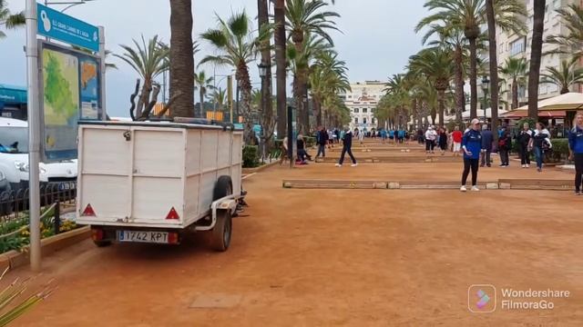 Будни в курортном городе Ллорет де мар.ИспанияLloret de mar.Spain 19.04.2022.??