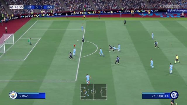 FIFA 22 INTER VS MANCHESTER CITY  RODRI IS ON FIRE!!