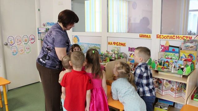 Занятие в средней группе