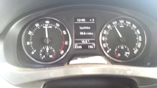 Škoda Rapid Spaceback 1.2 TSI 63 kw - 0-100 kmh acceleration