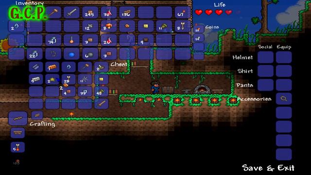 Lets Play Terraria Episode 16 "Caves!" (HD)