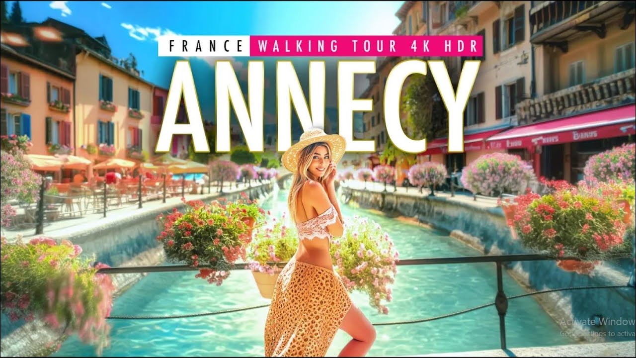 Анси, Франция - путешествие по городу - Annecy, France Walking Tour - Отдых во Франции