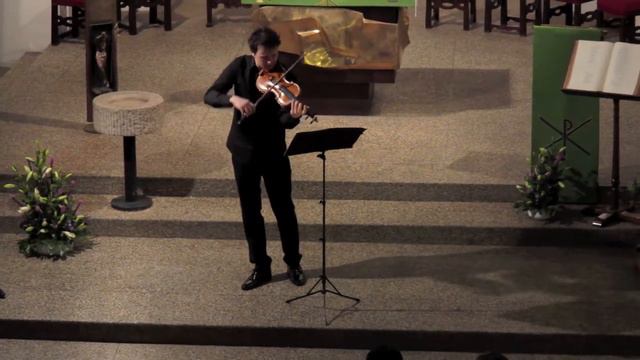 Telemann 12 fantasias for violin, fantasia n°1 Jean-Baptiste Poyard. Live