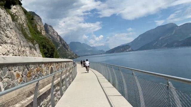 Limone sul Garda  Bike  pedestrian Paths  AMAZING - Cycling in Lake Garda
