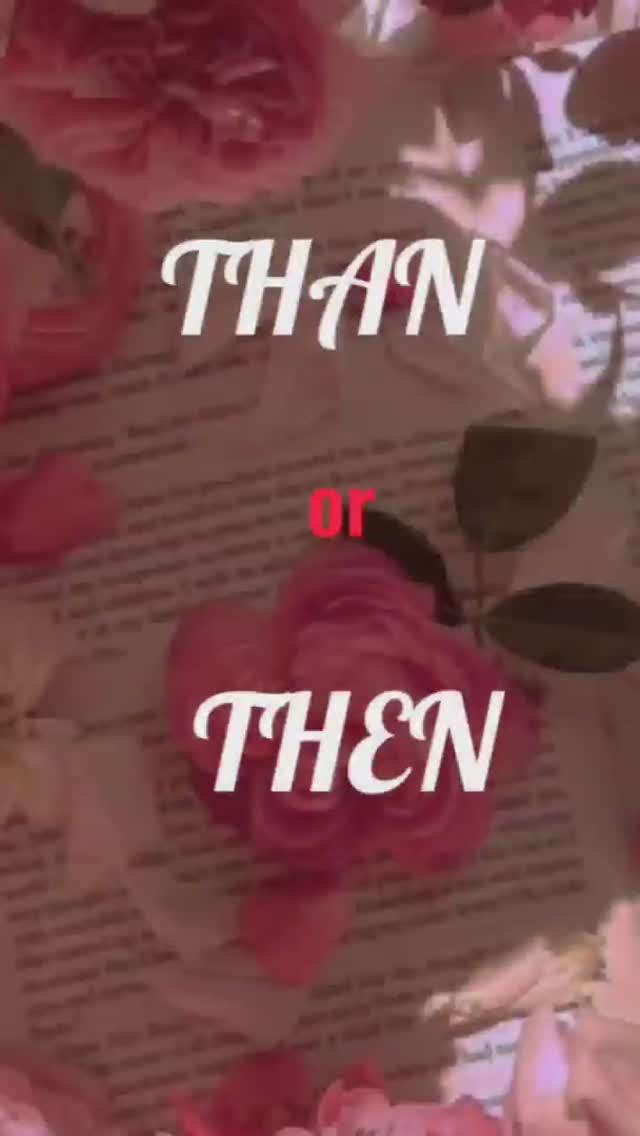 Than OR Then