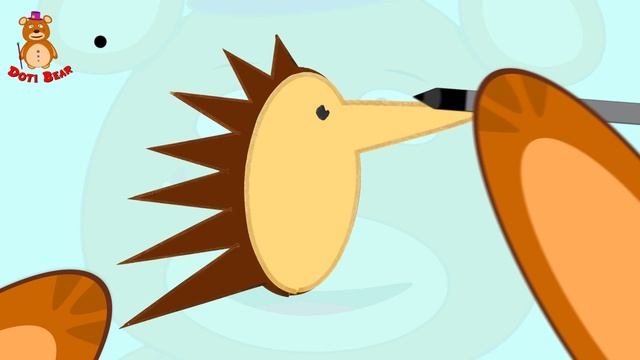 Как нарисовать ежа?