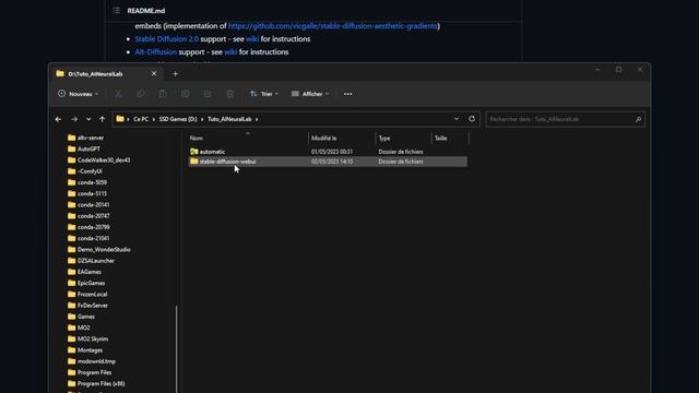 Installer AUTOMATIC1111 pour Stable Diffusion
