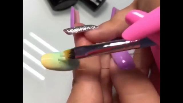 Нежное омбре гель - лаками #XNAIL ))