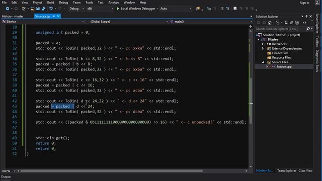 Intermediate C++ Game Programming DirectX [Bitwise Operations] Tutorial 23