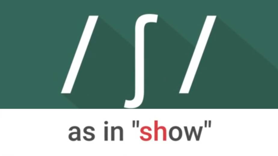 Consonant Sound  ʃ  as in show  American English Pronunciation