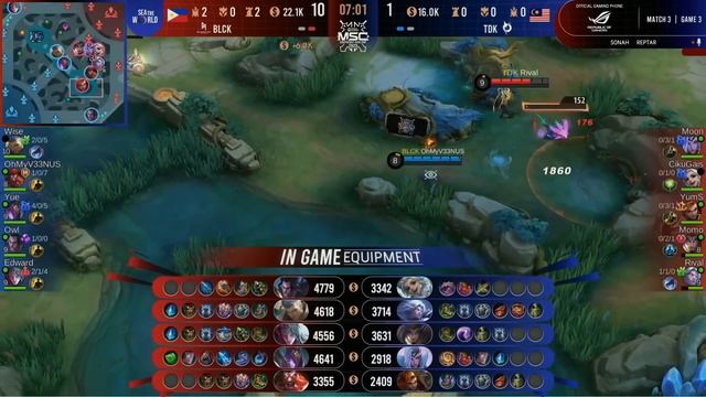 [FIL] MSC 2023 Group Stage Day 4  TDK vs BLCK Game 3