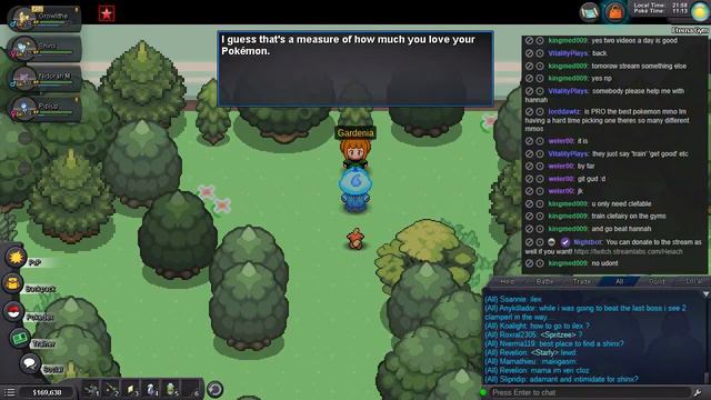 Pokemon Revolution Online Sinnoh - #4 Defeating Gardenia The Eterna City Gym Leader!