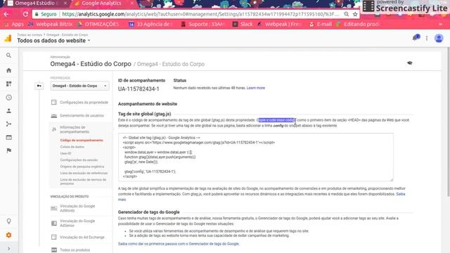 Ferramenta de Marketing Digital - WebPeak SEO: Como Criar Conta no Google Analytics