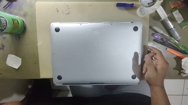 Macbook Air 13inch 2017 A1466 Battery Replacement (req ganti thermal paste)