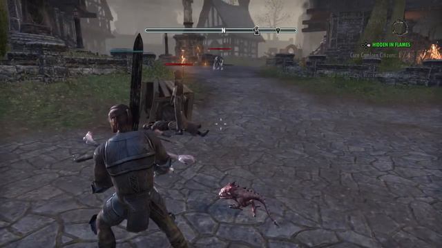 The Elder Scrolls Online Tamriel Unlimited Walkthrough (PS4): Hidden in Flames Part 2