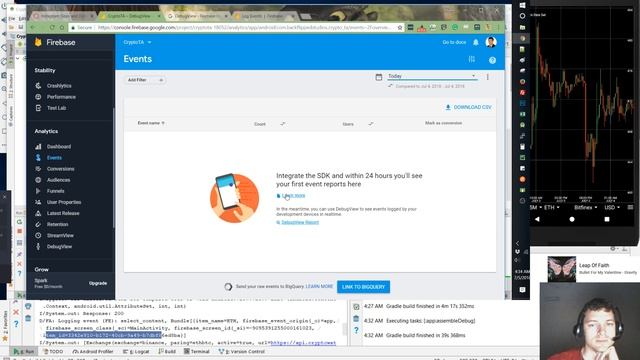 CryptoTA - 055 - Adding Firebase events  - Android - Kotlin