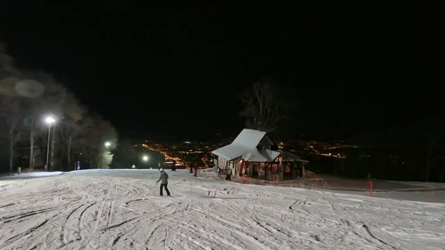 INSTA360 ACE PRO 8K -  Night skiing on slovenian ski resort & low light performance.