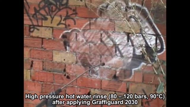Graffi Guard 2030 - очистка графити с пористых поверхностей.
