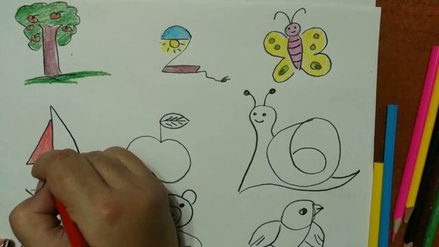 Рисование Живые цифры