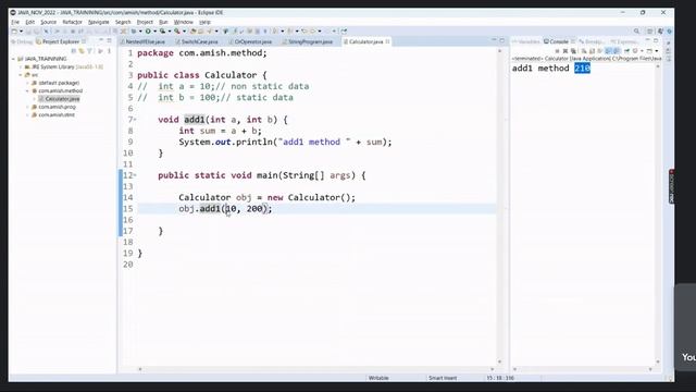 12.Method and Block in Java