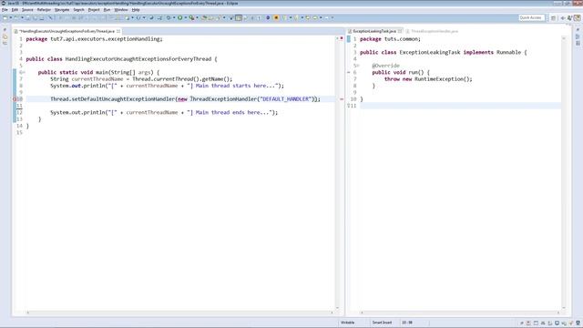 4 Handling Uncaught Exceptions In Executors For Every Thread -- Executor Framework