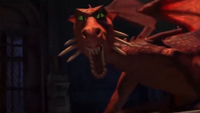 Dragon Eats Donkey (Shrek) [Vore Edit]