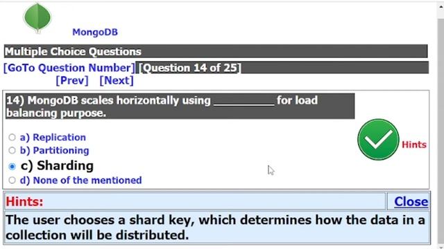 MongoDB Multi-Choice Questions and Answers Part - 1