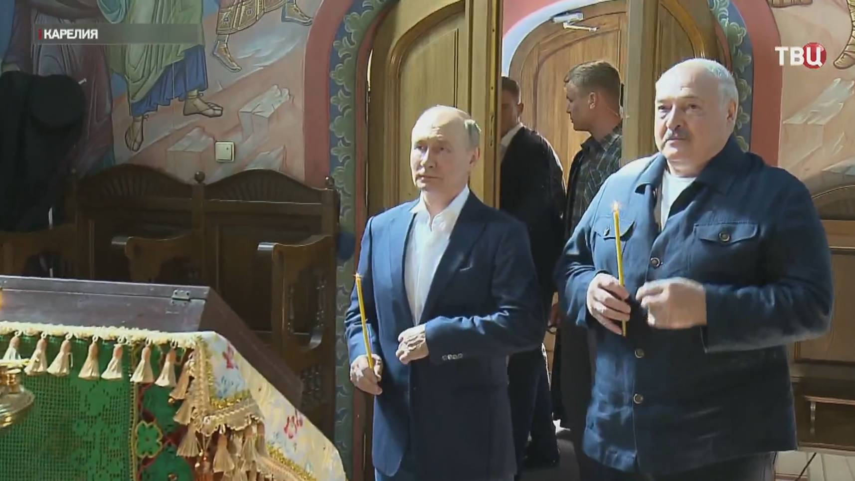 Путин и Лукашенко встретились на Валааме / События на ТВЦ
