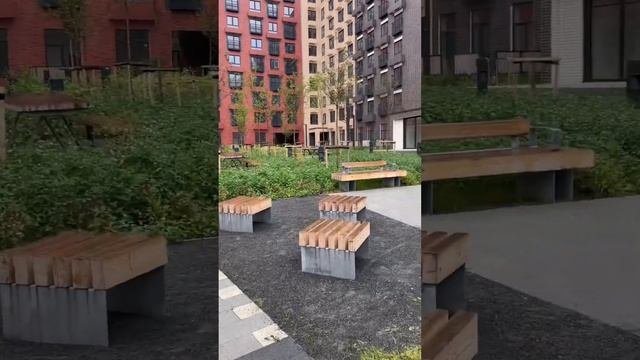 ЖК Середневский Лес  Дворовая территория