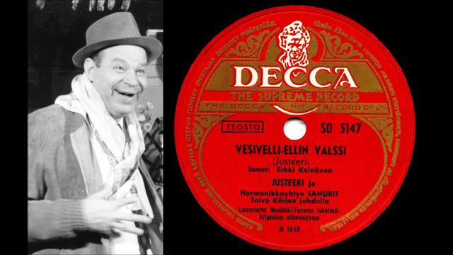 VESIVELLI-ELLIN VALSSI, Kauko Käyhkö ja harmonikkayhtye "Sahurit" Toivo Kärjen johdolla 5.9.1951