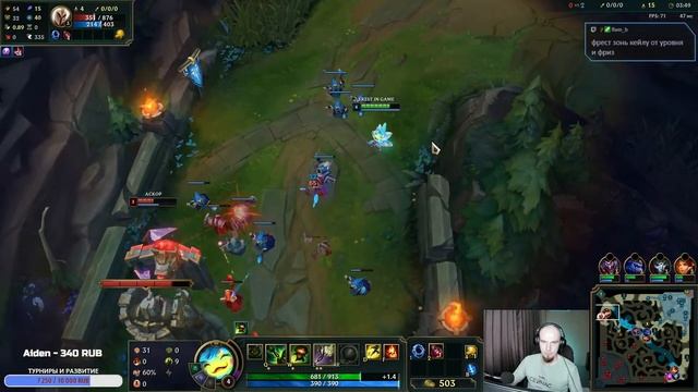 12 друзей ТИМО и грибной суп для ТОПА ➤ Стрим League of Legends