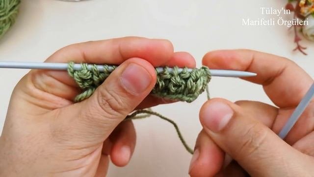 İki şiş Kolay Selanik örgü Modeli Anlatımı ✔️knitting Desing For..