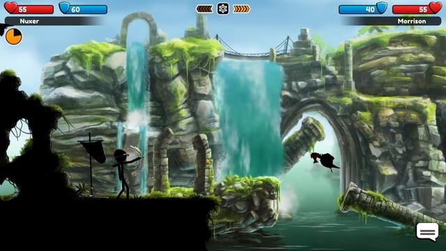 Stickman archer #3 КАК НУБ ИГРАЮ ?