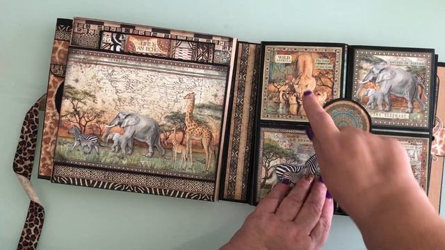 Stamperia savannah mini album