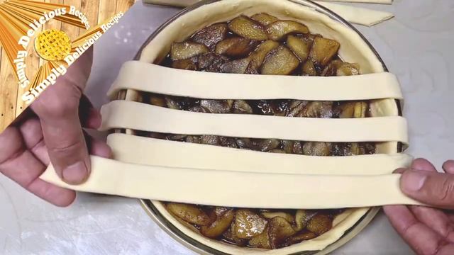 APPLE ? PIE RECIPE | The Best Apple pie recipe  | Cinnamon Apple pie By Simply Delicious Recipes