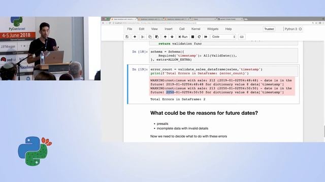 Dataframe Validation In Python - A Practical Introduction - Yotam Perkal - PyCon Israel 2018